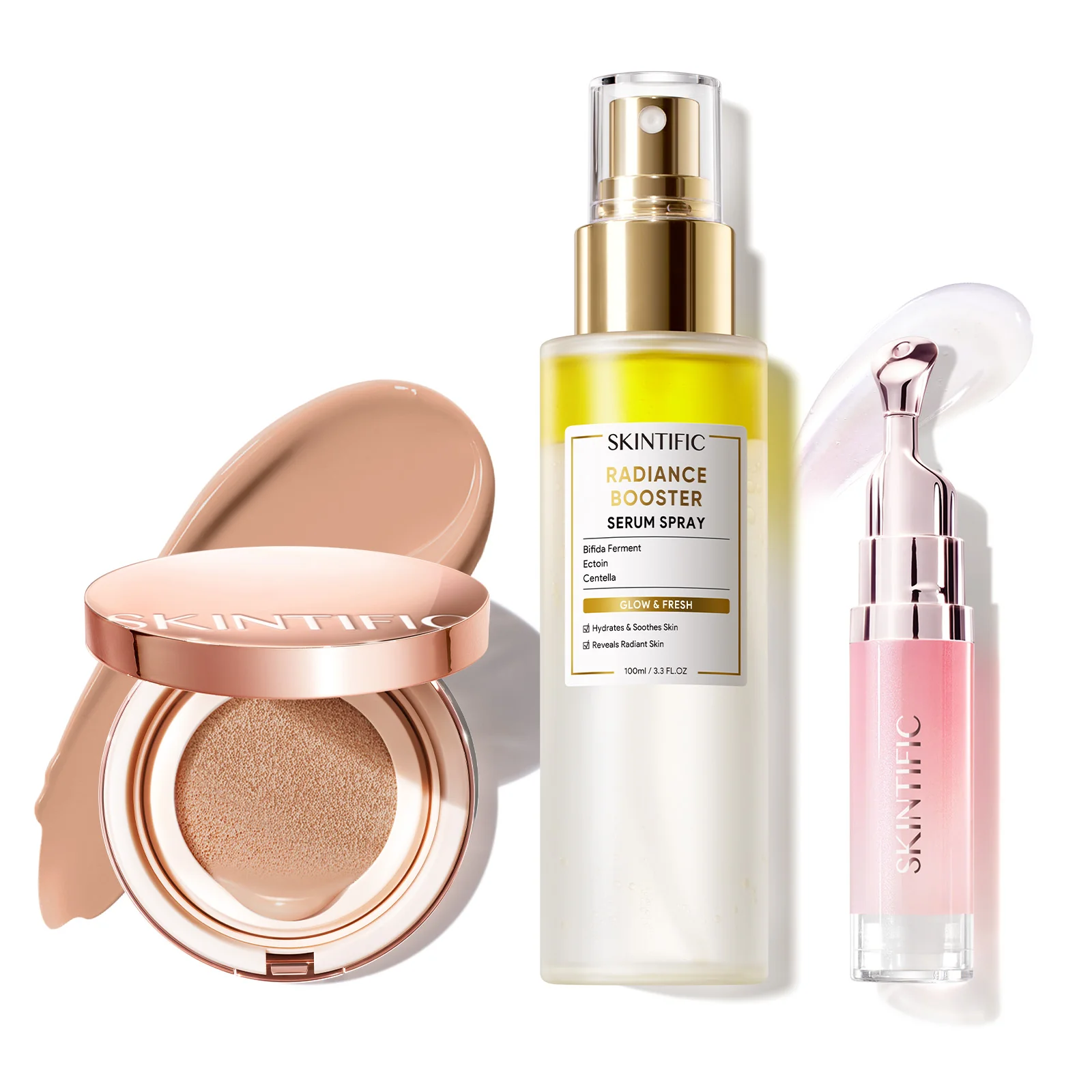 12-Hour Long-Lasting Cover Cushion+ Booster Serum Spray + Lip Serum - Image 59