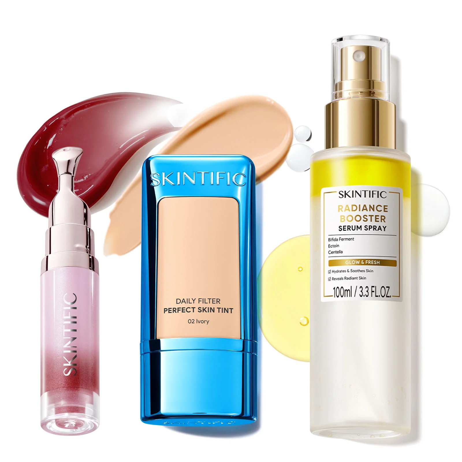 Skin Tint, Glow Serum Spray & Lip Serum Set - Image 9